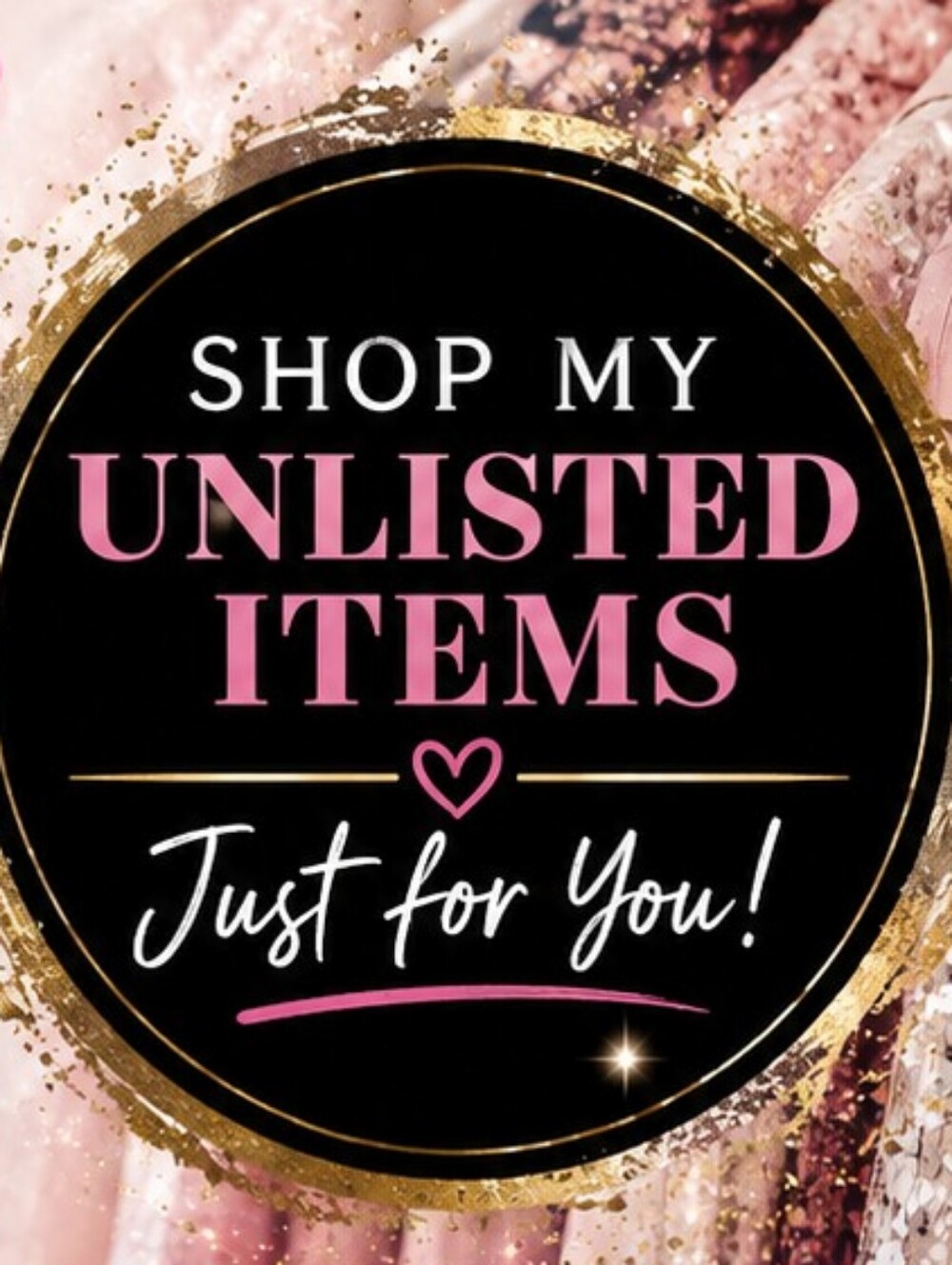 Unlisted Item For Live Show - Final Sale